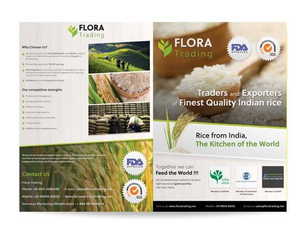 Flora Trading - Brochure Design