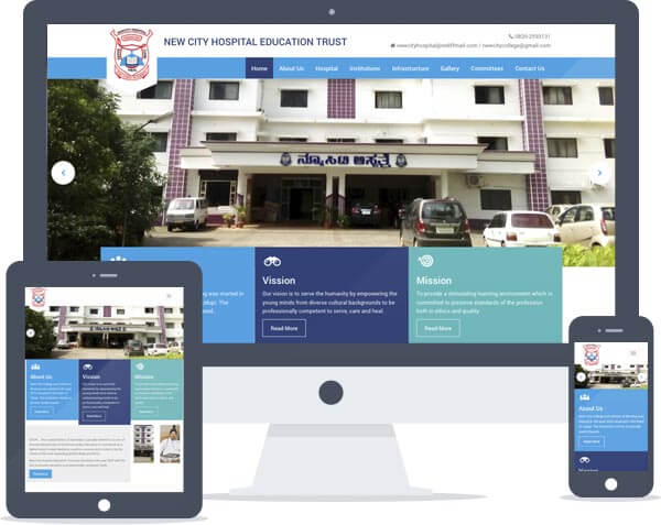 New City Hospital - Responsive Website Development