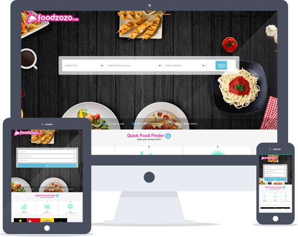 Foodzozo - Dynamic Website Development