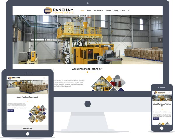 Pancham Techno pet - Responsive Website Design